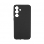 Back panel cover Evelatus Samsung Galaxy A05s Premium Soft Touch Silicone Case Black