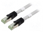 Patch cord | S/FTP | Cat: 6a | RJ45 plug,both sides | stranded | Cu | 10m