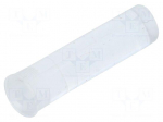 Fiber for LED | &Oslash;5.6mm | L: 19.1mm | round | Front: convex | flexible