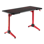 Furniture sections and sets // Kontorim&ouml;&ouml;bel // Biurko gamingowe RGB Led NanoRS, czarne, duże, 100kg max, wysokość 760mm, RS163