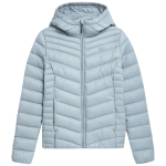 Women's down jacket 4F F095 light blue 4FSS23TDJAF095 34S