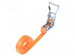 Fastening belt | L: 6m | Width: 25mm | orange | 1000kg