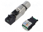 Connector: RJ45 | plug | PIN: 8 | Cat: 6a | shielded | 8p8c | 5.5&divide;10mm | IDC