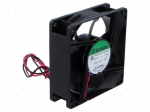 Fan: DC | axial | 12VDC | 80x80x25mm | 76.43m3/h | 36.1dBA | ball | 3600rpm