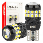 Autolambid, Mootorratta ja traktori valgustid // Autolambid, Mootorratta ja traktori valgustid // Żar&oacute;wki led canbus t10 w5w 27smd 2016 white 12v 24v amio-04258