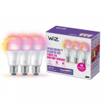 WiZ Connected 60W A60 E27 gudrā LED spuldze 822-65 RGB  929003601033 8720169075610