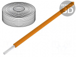 Wire | LifY-Toy | stranded | Cu | 0.04mm2 | PVC | orange | 60V | 10m | Class: 5