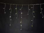 RANA LED  - 2 x 1.3 m - 150 warm white lamps - transparent wire - 24 V
