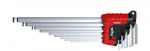 Wiha set of hexagon wrench keys in Ergostar holder