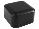 Enclosure: multipurpose | X: 120mm | Y: 120mm | Z: 70mm | ABS | black | IP66