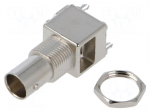 Connector: BNC | socket | female | straight | 75&Omega; | THT