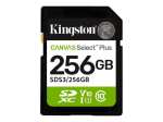 Memory cards Kingston  256GB SD Select Plus, UHS-I, V10