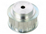 Belt pulley | AT10 | W: 25mm | whell width: 40mm | &Oslash;: 55.45mm | aluminium