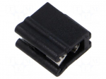 Edge mount holder | 100pcs | UL94V-2 | -45&divide;80&deg;C | 1&divide;3mm | push-in
