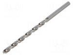 Drill bit | for metal | &Oslash;: 7mm | L: 156mm | Working part len: 102mm