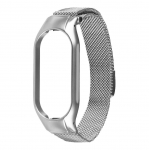 Strap Tactical Xiaomi Loop Magnetic Steel Band Mi Band 7 Silver
