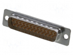 Connector: D-Sub | PIN: 25 | plug | male | straight | soldering | 7.5A