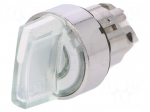 Switch: rotary | Stabl.pos: 3 | 22mm | white | Illumin: LED | IP66 | Pos: 3