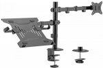 Monitor mount Gembird Adjustable Desk Mount with Monitor Arm and Notebook Tray