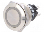 Switch: vandal resistant | Pos: 2 | SPDT | 3A/240VAC | 3A/240VDC | &Oslash;22mm