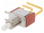 Switch: push-button | Pos: 2 | SPDT | 1A/120VAC | 1A/28VDC | OFF-(ON)