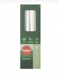 Bolsius Table candles 245/24mm White 4pcs