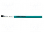 Wire: servo drive | TOPSERV&reg;110 | hybrid | 2G1mm2,4x4mm2 | turquoise