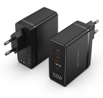 Vention FEGB0-EU 2xUSB-C 1xUSB-A 100W/100W/30W GaN network charger (black)