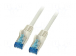 Patch cord | S/FTP | Cat: 6a | RJ45 plug,both sides | stranded | Cu | 50m