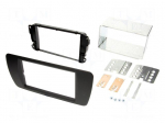 Radio mounting frame | Seat | 2 DIN | black nit (AN1)