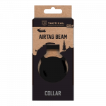 Tactical Airtag Beam Collar Tracking Device / black