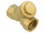 Y-strainer | 1 1/4",5/4" | -15&divide;120&deg;C | brass | Filter: mesh