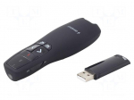Presenter | black | USB A plug | 2.4GHz | 10m