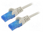 Patch cord | U/UTP | Cat 6a | RJ45 plug,both sides | stranded | Cu | 15m