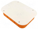Enclosure: junction box | X: 152mm | Y: 210mm | Z: 50mm | orange