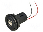 Automotive power supply | USB A socket x2 | 5A | Sup.volt: 12&divide;24VDC