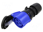 Connector: AC supply | plug | female | power supply | 230VAC | PIN: 3