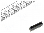 Connector: wire-board | socket | male | PIN: 8 | 2.54mm | SMT | vertical