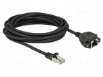 Extender Ethernet | S/FTP | Cat 6a | RJ45 socket,RJ45 plug | 5m | LSZH