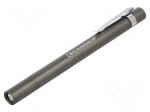Torch: LED | IP54 | 75lm | L: 131mm | W: 15mm | Range: 40m | 6000K | -10&divide;40&deg;C