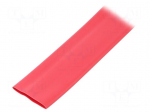 Heat shrink sleeve | flexible | 2: 1 | 25.4mm | L: 10m | red | polyolefine