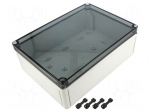 Enclosure: multipurpose | X: 180mm | Y: 254mm | Z: 90mm | TK PC | grey