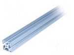 Connecting tubes | Width of the groove: 6mm | W: 30mm | H: 30mm | L: 2m