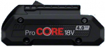Bosch ProCORE18V 4.0 Ah Professional, rechargeable battery (black)