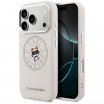 Case Karl Lagerfeld Point & Choupette Sketch MagSafe for iPhone 17 Pro Max / pink
