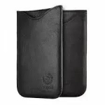 Bugatti Slim Fit ādas maciņ&scaron; mobilajam telefonam Apple iPhone 6 | 6S melns