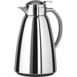 Emsa CAMPO vacuum jug, 1 liter (chrome, QUICK TIP closure)