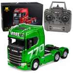 M&auml;nguala | PC | Konsoolid | Tarvikud // Raadio teel juhitavad m&auml;nguasjad ja tarvikud // Ciągnik Siodłowy Ciężar&oacute;wka Scania Zdalnie Sterowana RC Huina Zielony 1:18