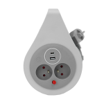 Kodukaubad // Pikendusjuhtmed // Przedłużacz zwijany 10m 3x1mm2, 16a, z zabezpieczeniem termicznym, 2xgniazdo wtyczkowe, 1xusb-c, 1xusb-a