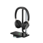 Yealink BH76 Plus + laadimisalus Teams USB-C/A traadita peakomplekt Peapael K&otilde;ned/muusika USB Type-C / USB Type-A Bluetooth Laadimisalus Black